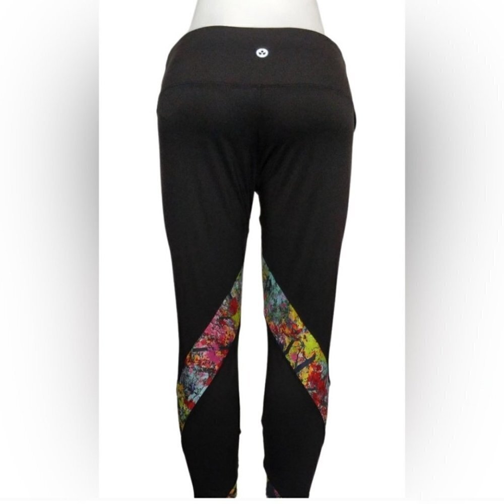 Soulgani Active Leggings Size 2XP Heart of It All Ohio Twin Soul Black NIP